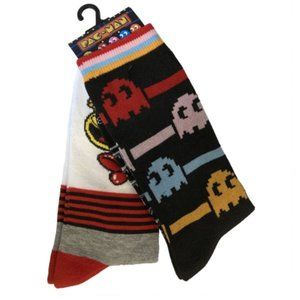 "Wacka, Wacka, Wacka, Wacka"...NEW Pac-Man Fashion Socks - 2 Pair